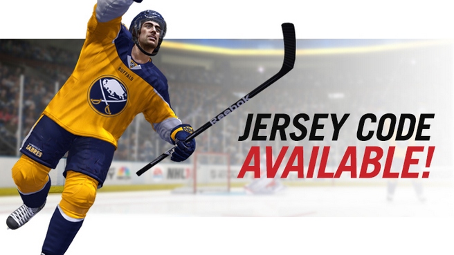 NHL 14 Jersey Code
