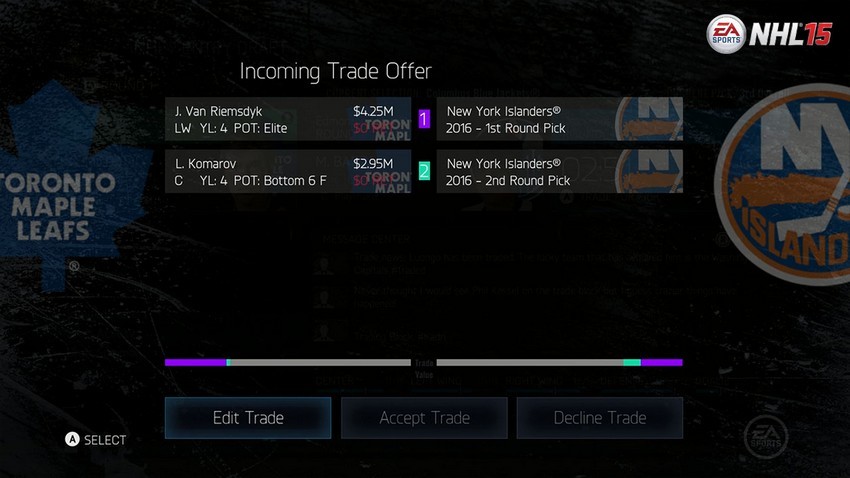 nhl 16 gm mode trades