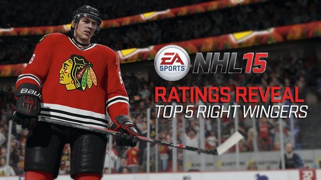 NHL 15 - Player Ratings - Top Five 
