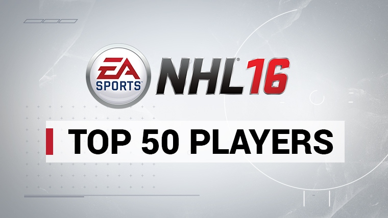 NHL 16 Player Ratings - Top 50 Overall
