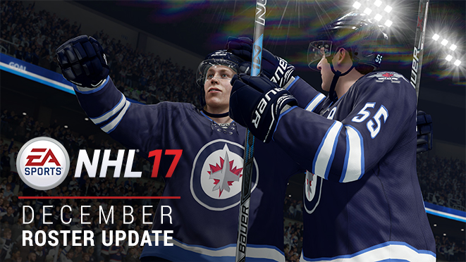 NHL 17 December Roster Update