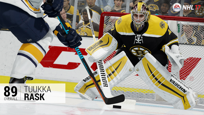 NHL 17 Ratings - Top 10 Goalies