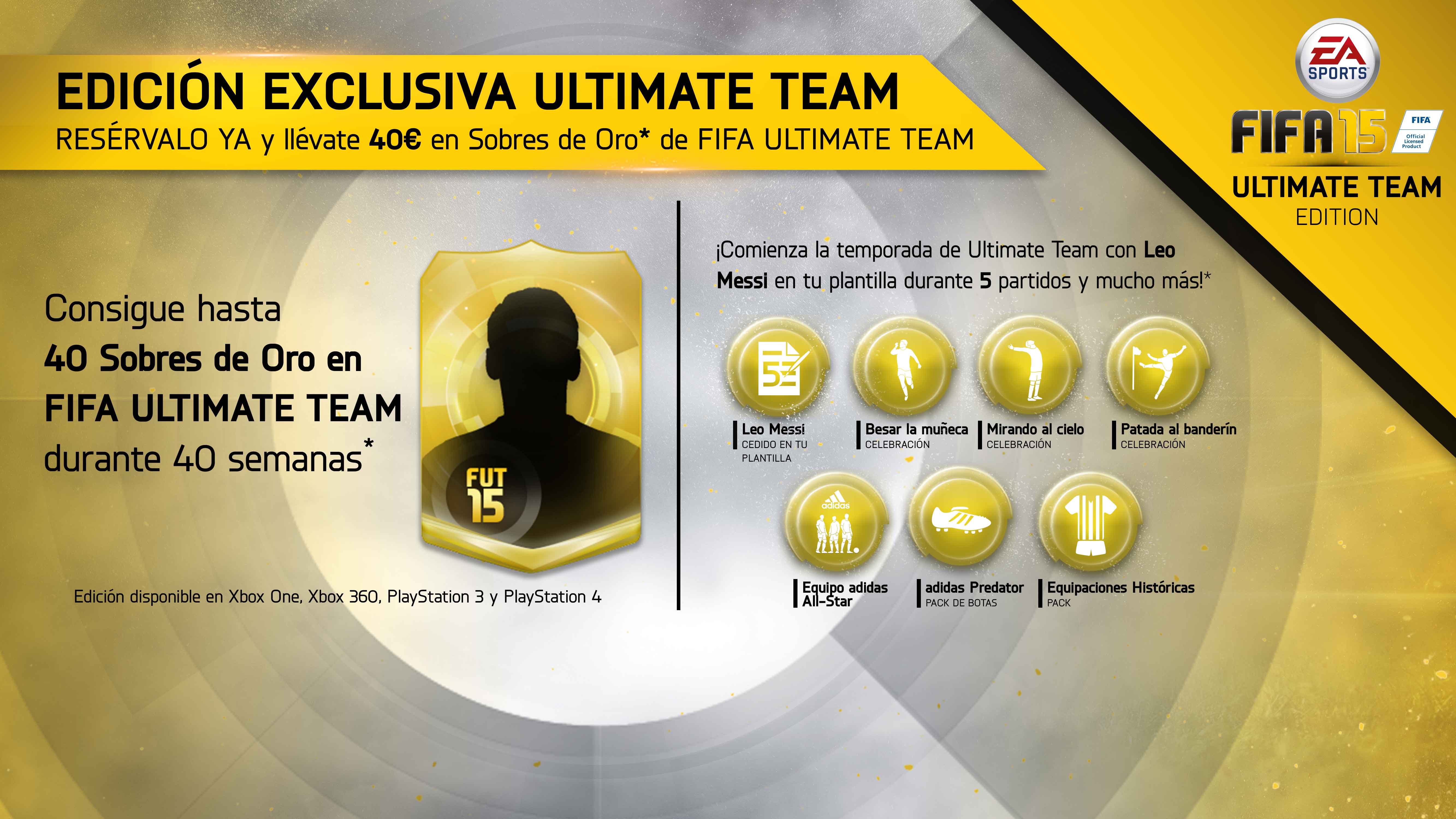 Nacarado declarar nacimiento Reserva ya FIFA 15 Ultimate Team Edition