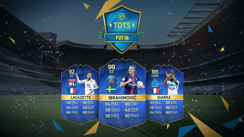 Seleção da Temporada - Ligue 1 - FIFA 16