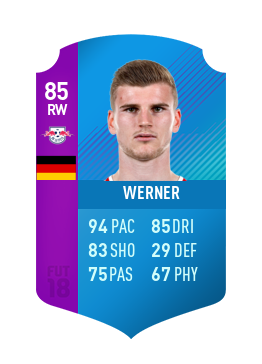 timo werner fifa 18